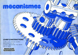 Manuel mécanismes 1980 français