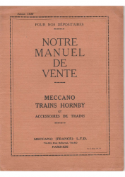 Manuel de vente de 1930