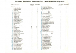 1962 – Boites Elec 1 et pièces élec A