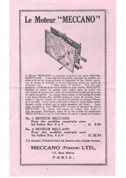Moteurs mécaniques 1912