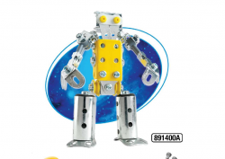 891400A_ yellow mini metal robot