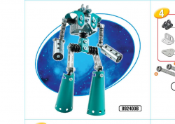 892400B_ blue metal robot