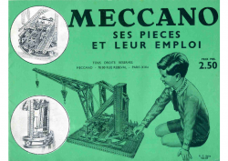 Meccano – ses pièces et leur emploi – 1934
