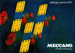 catalogue Meccano1972