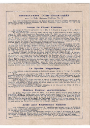 Manuel 2 – juin 1935 (instructions complémentaires)