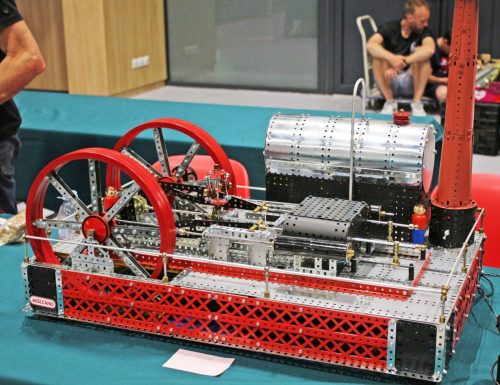Machine à vapeur à deux cylindres de JM Jacquel