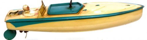 Alcyon crème/bleu avec pilote sans marquage