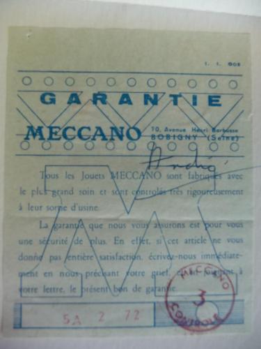 N°5A   02-1967 - Garantie