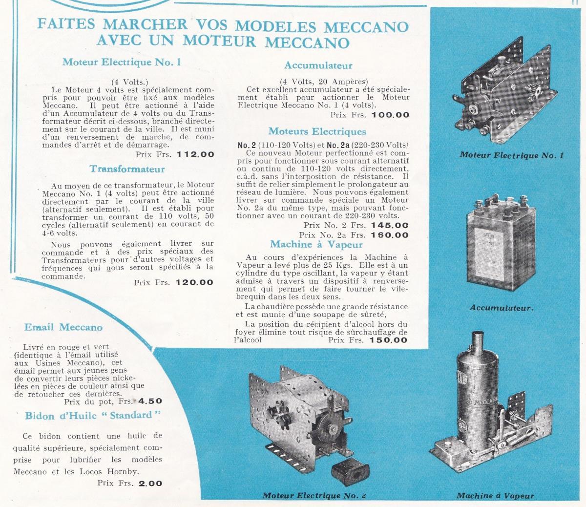 Moteur Meccano d’occason | Plus que 2 à -60