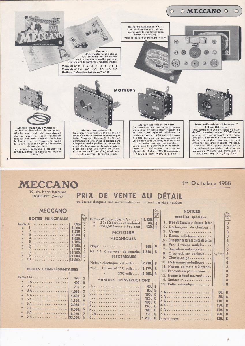 Affiche Vintage Meccano 1995 – Club Des Amis Du Méccano – 47 X 36 Cm – Papier D'époque
