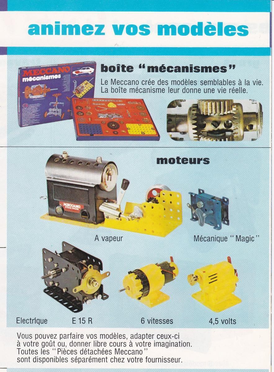 Meccano Moteur MICOTRIX 110V fonctionne parfaitement
