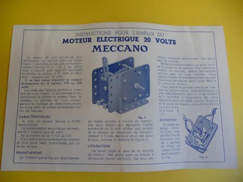 1954-58  Moteur 20-Volts-Paris