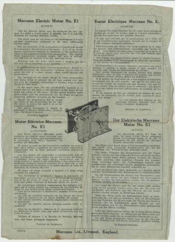 Notice E1-6V-10-1930