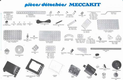 Pièces MECCAKIT-1974-78