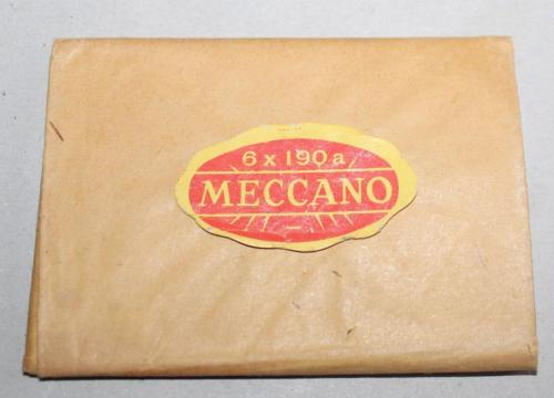 N°190a-6x190a-Meccano-bleu croisillonné