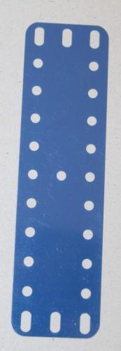 N°194d-Meccano-Avec trou central-bleu