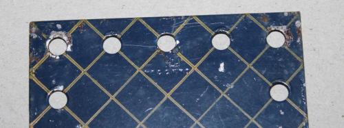 N°197-Meccano côté bleu croisillon-Bleu croisillonné-à partir de 1934