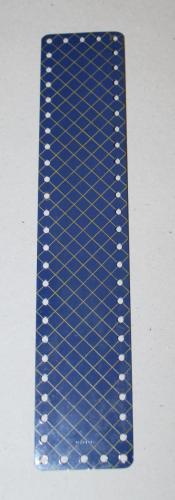 N°197-Meccano bas-côté bleu croisillon-Bleu croisillonné