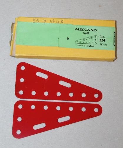 N°224-Meccano MIE-rouge clair-1958
