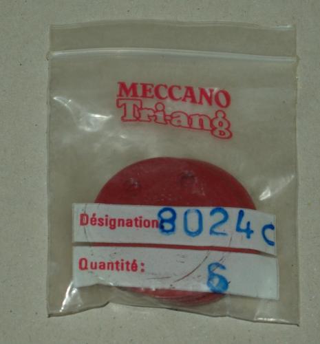 N°24c-Meccano France-8024c-rouge