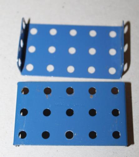 N°51-Meccano Modèle déposé haut-Bleu croisillonné