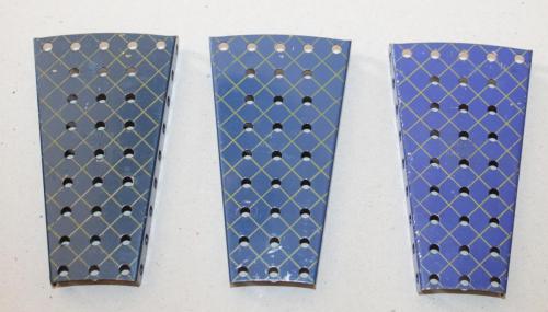 N°54a-Meccano Modèle déposé-Bleu croisillonné 