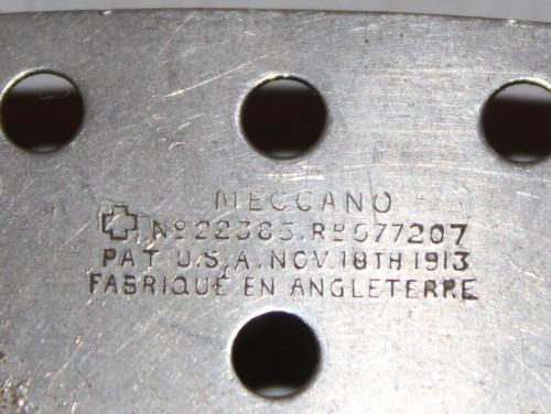 N°54-Croix Suisse Meccano RD PAT USA FEA-Nickelé