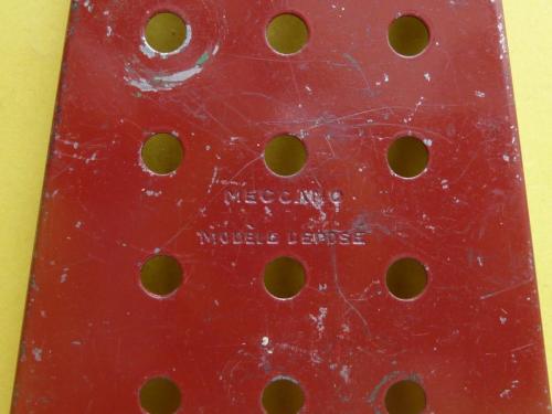 N°54-Meccano Modèle déposé-Boite 0-C 1934-9 trous