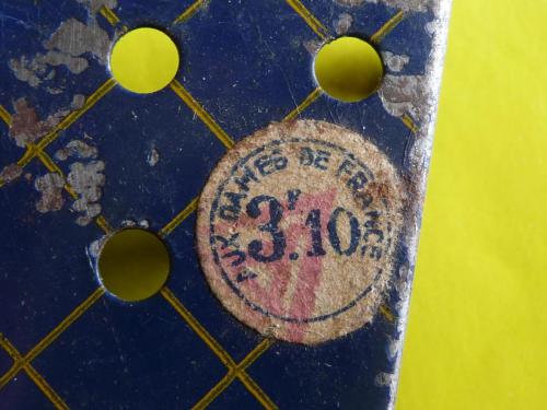 N°54a-Sans marquage-Bleu croisillonné-Prix-3,10Frs-09-1938 3Frs. - 06-1939 3,15Frs.