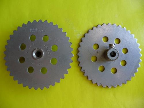 N°95-FEA haut triple Meccano-Simple taraudage-Nickelé