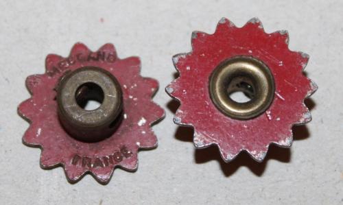 N°96a-Meccano France-Double taraudage-rouge clair